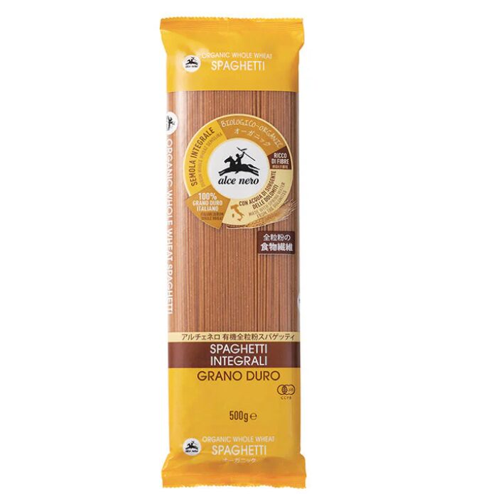 [ アルチェネロ ]
有機全粒粉スパゲッティ 500g　