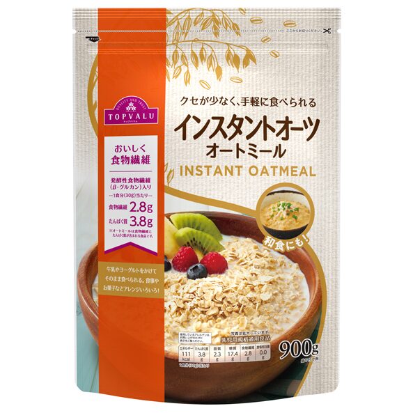 トップバリュ
くせが少なく、手軽に食べられるオートミール